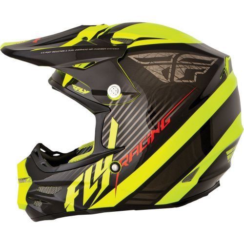 CASQUE FLY F2 CARBON FASTBACK NOIR/HI VIZION