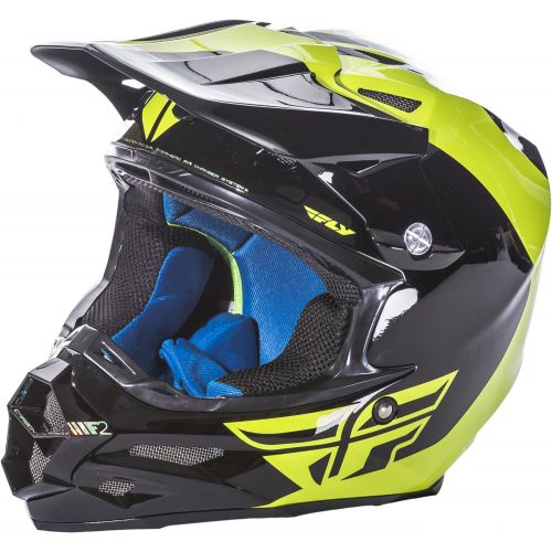 CASQUE FLY F2 CARBON PURE 2017 HI-VIZION/NOIR