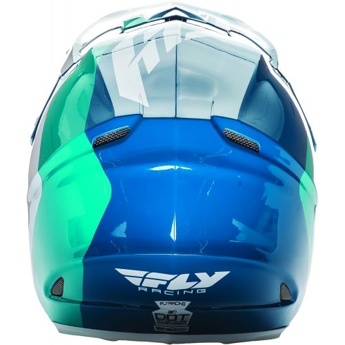CASQUE FLY F2 CARBON PURE 2017 TEAL/BLANC