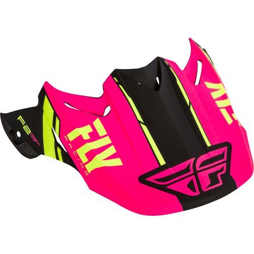 VISIERE CASQUE FLY F2 FORGE ROSE / JAUNE FLUO / NOIR