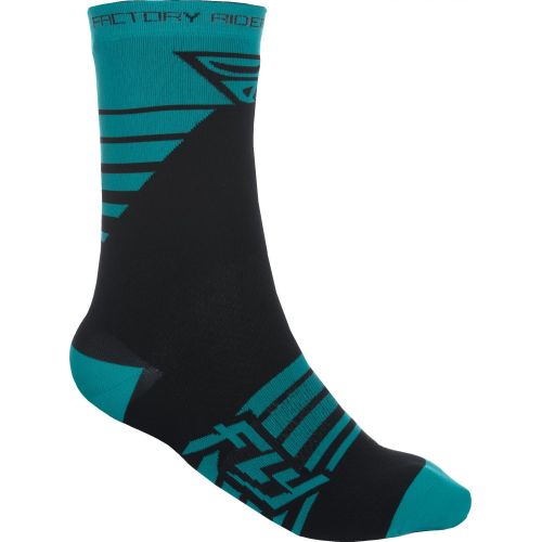 CHAUSSETTES FLY FACTORY RIDER 2019 TEAL/NOIR