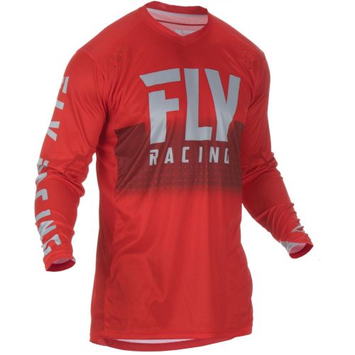 MAILLOT FLY LITE HYDROGEN 2019 ROUGE/GRIS