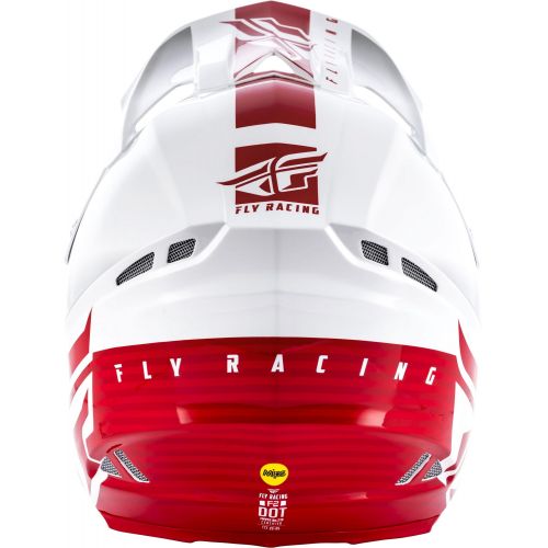 CASQUE FLY F2 MIPS SHIELD 2020 BLANC/ROUGE