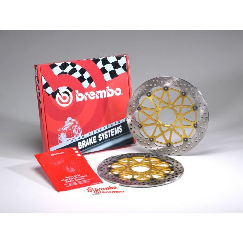 PAIRE DE DISQUES BREMBO SUPERSPORT 300MM YAMAHA YZF R6 99-02/R1 98-03