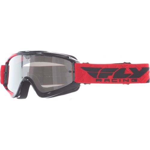 MASQUE FLY ZONE RED/BLK CLEAR/ FLASH CHROME LENS